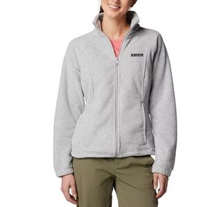 Columbia Mount Cannon Fleece Full Zip Gray sz XL